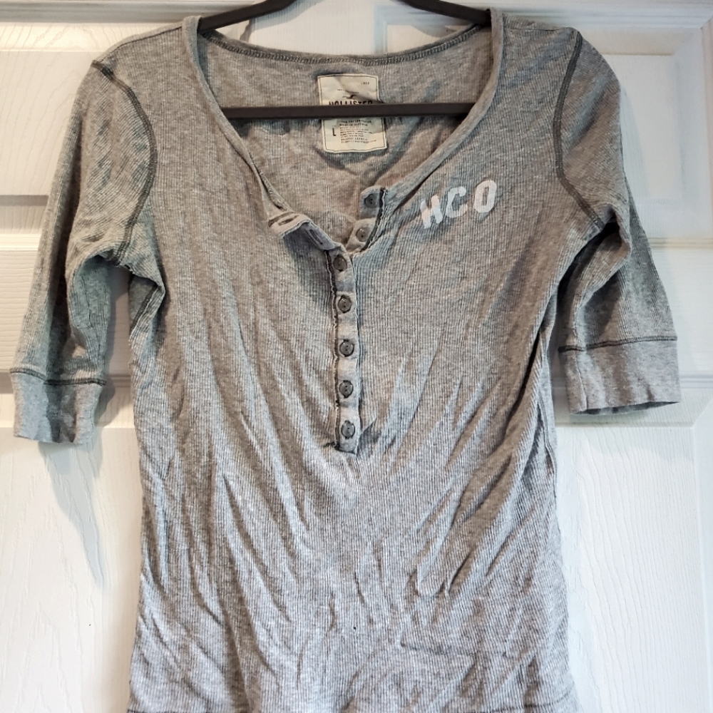 Hollister 3/4 sleeve shirt